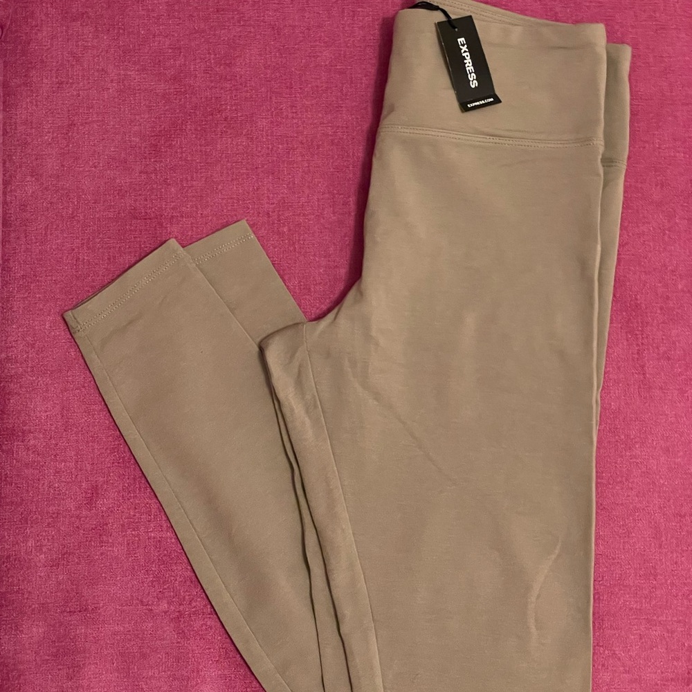 NWT Express Taupe Leggings